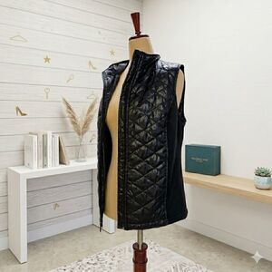 Exertek Black Quilted Performance Vest | Size Large | Sleek & Sporty